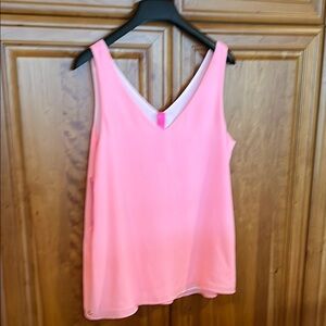 Lilly Pulitzer Pink Backless Tank Top